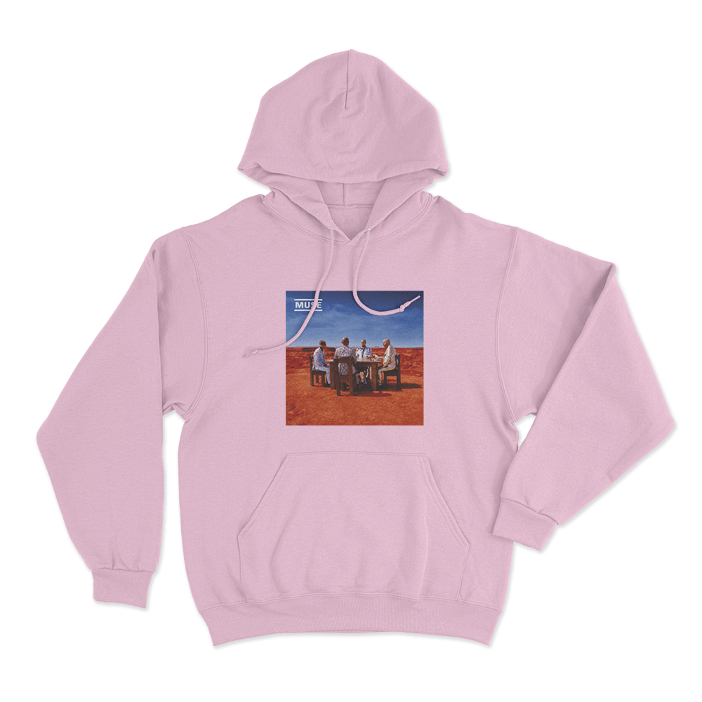 Black Holes and Revelations Album Art Unisex Hoodie Pink Black Holes and Revelations Album Art Unisex Hoodie Pink