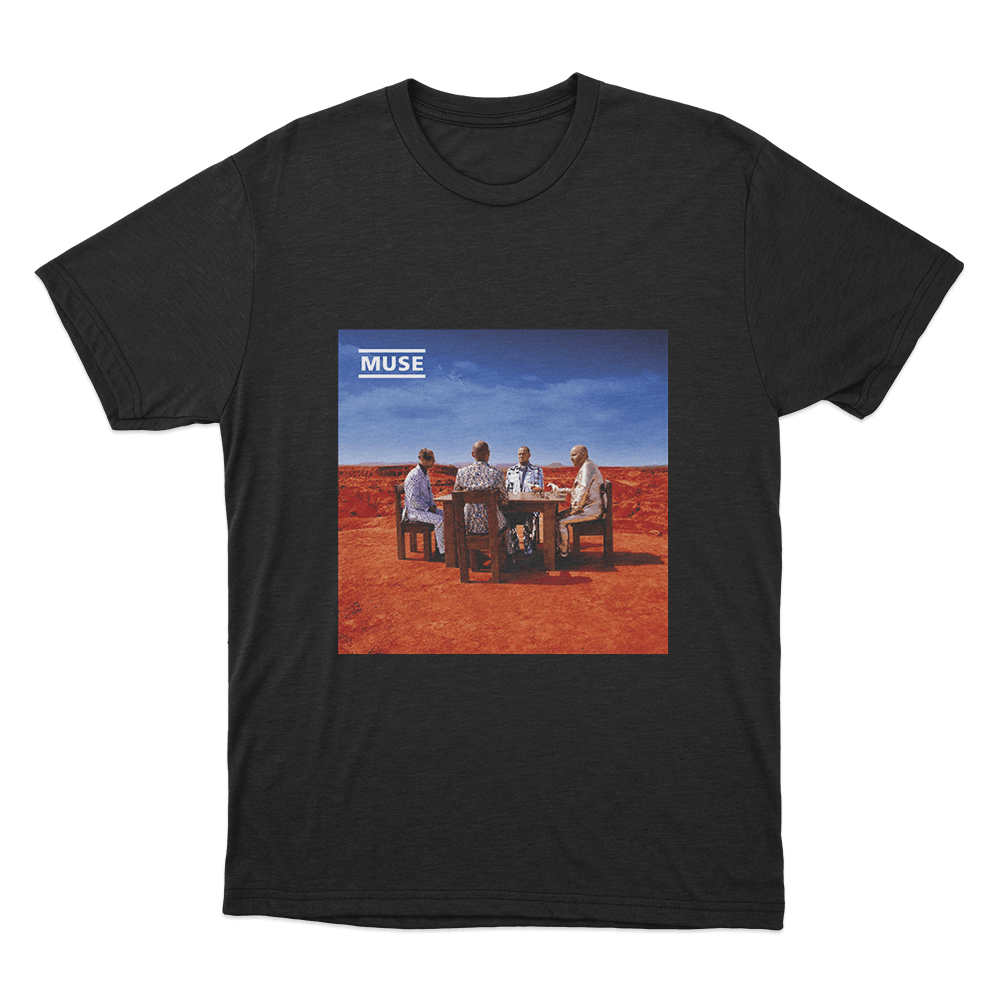Black Holes and Revelations Album Art Unisex T Shirt Black Black Holes and Revelations Album Art Unisex T Shirt Black
