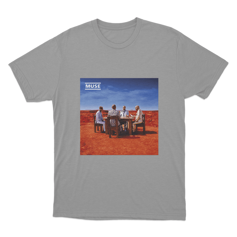 Black Holes and Revelations Album Art Unisex T Shirt Grey Black Holes and Revelations Album Art Unisex T Shirt Grey