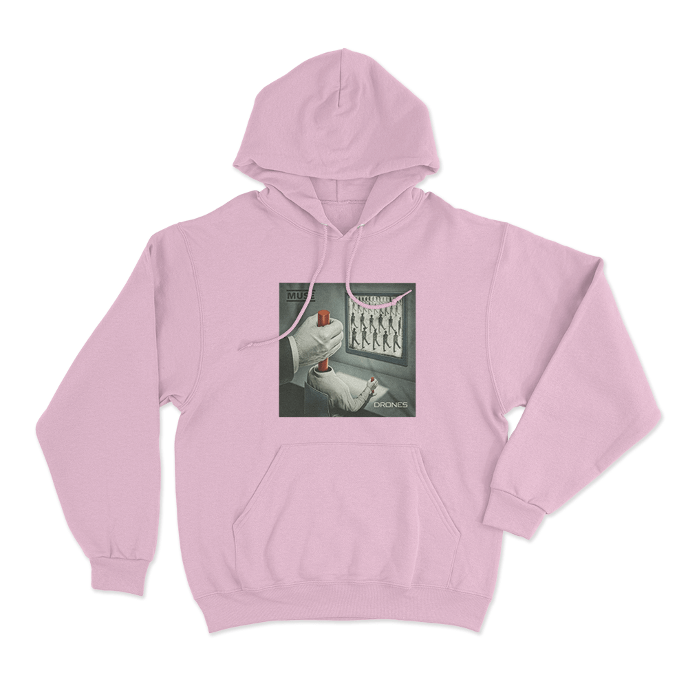 Drones Album Art Unisex Hoodie Pink Drones Album Art Unisex Hoodie Pink