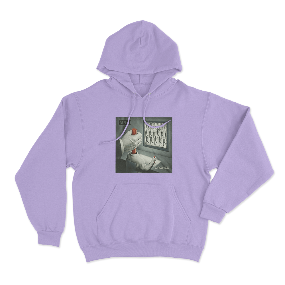 Drones Album Art Unisex Hoodie Purple Drones Album Art Unisex Hoodie Purple