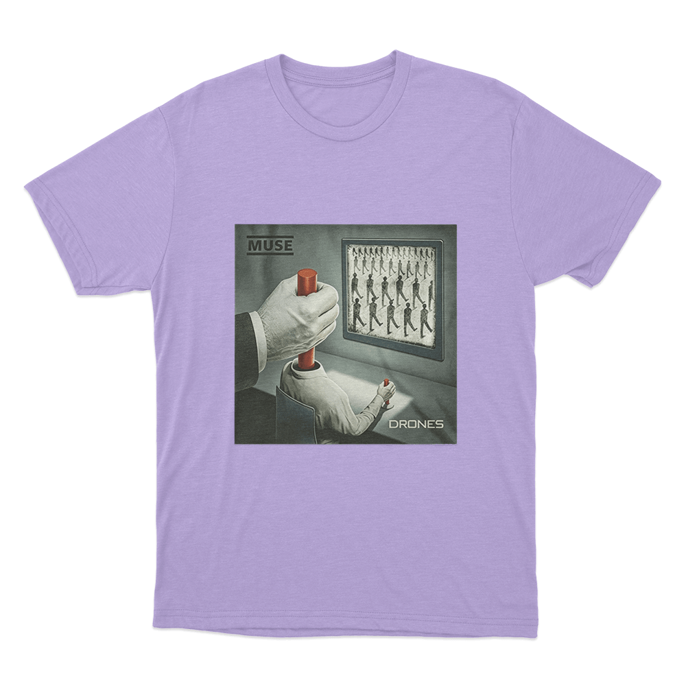 Drones Album Art Unisex T Shirt Purple Drones Album Art Unisex T Shirt Purple
