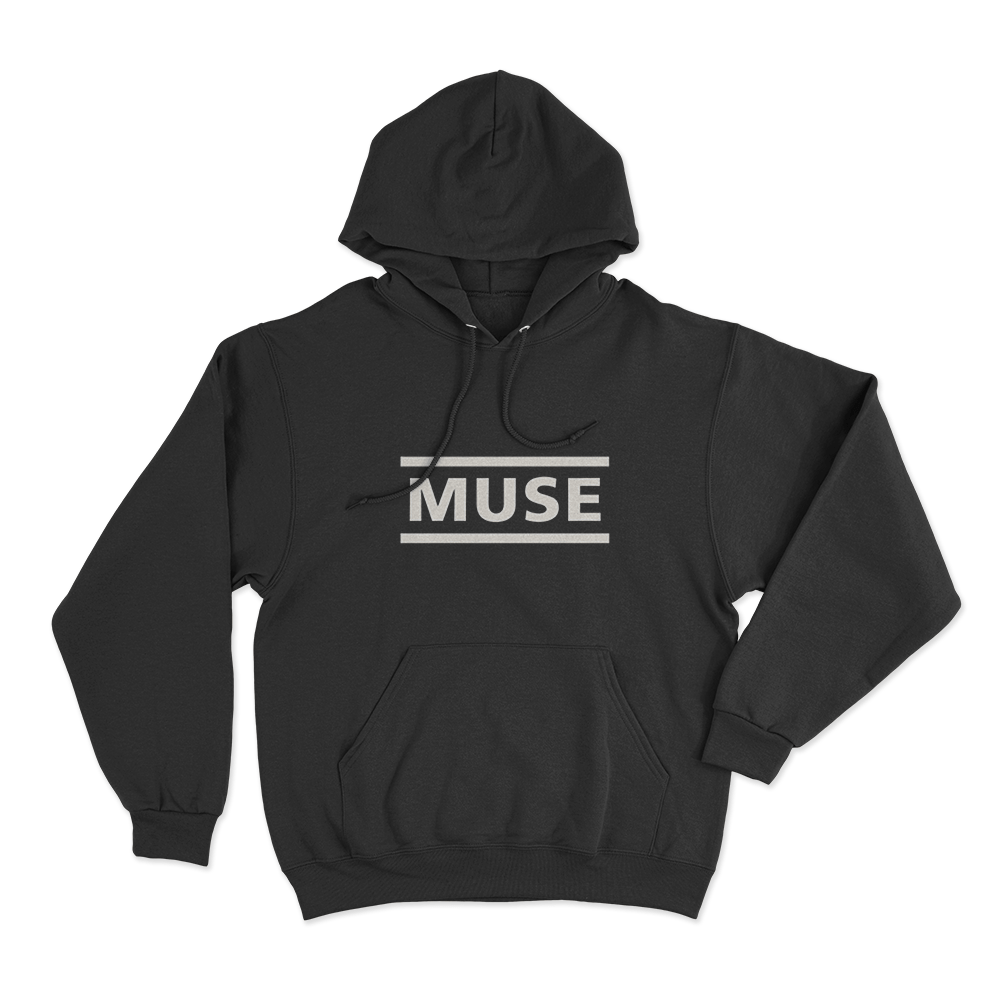 Muse Classic Logo Unisex Hoodie Black Muse Classic Logo Unisex Hoodie Black