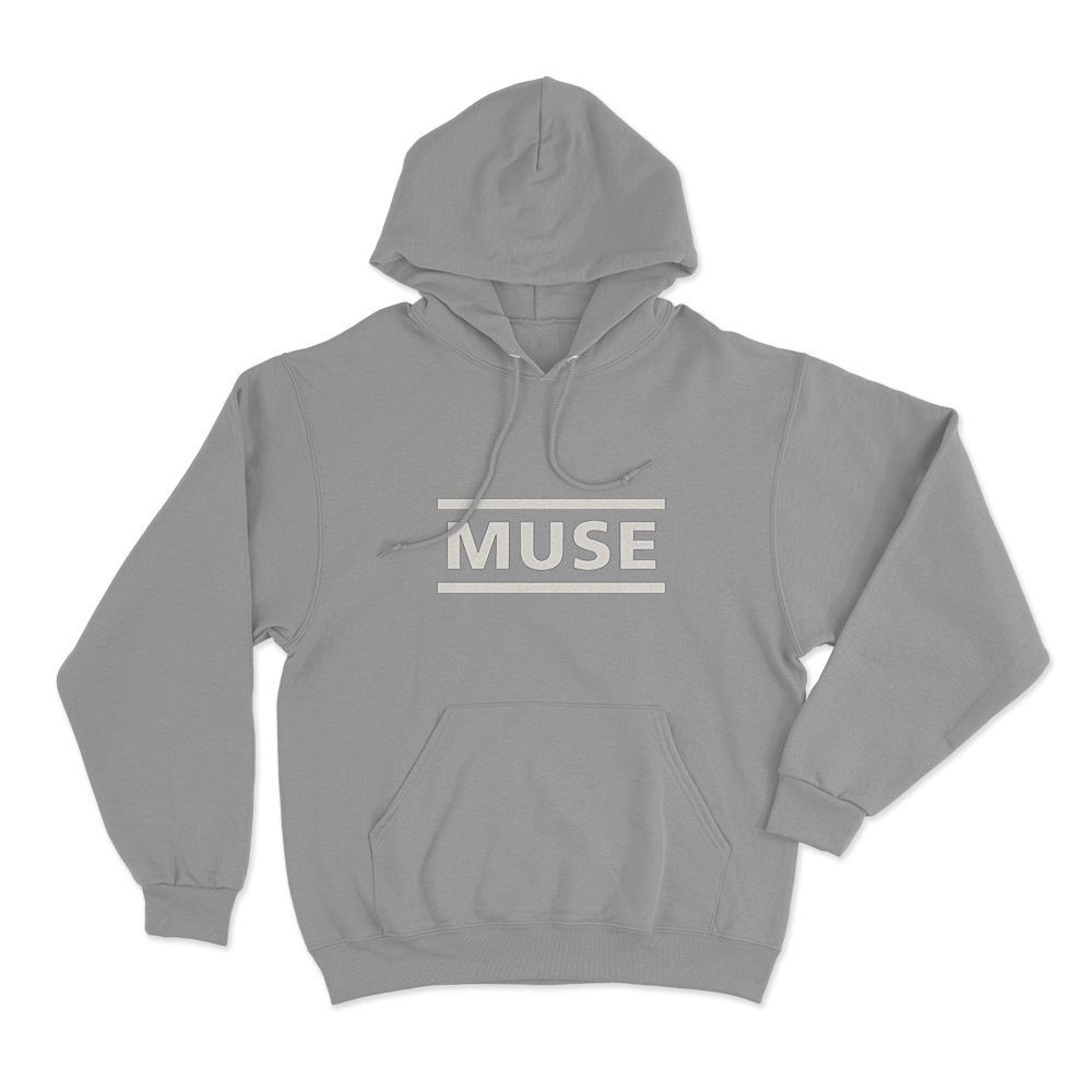 Muse Classic Logo Unisex Hoodie Grey Muse Classic Logo Unisex Hoodie Grey