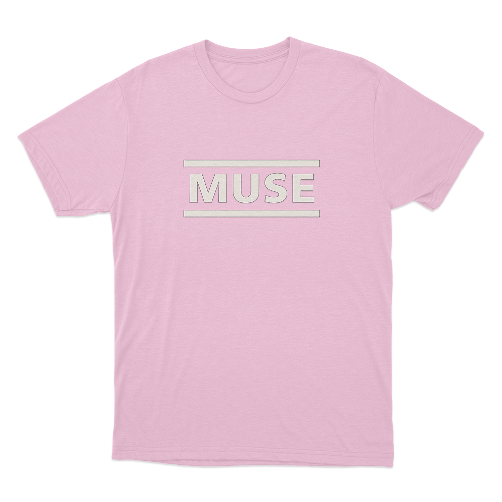 Muse Classic Logo Unisex T Shirt Pink Muse Classic Logo Unisex T Shirt Pink