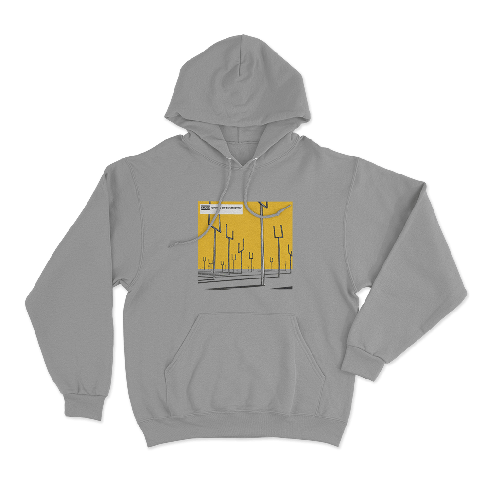 Origin of Symmetry Album Art Unisex Hoodie Grey Origin of Symmetry Album Art Unisex Hoodie Grey