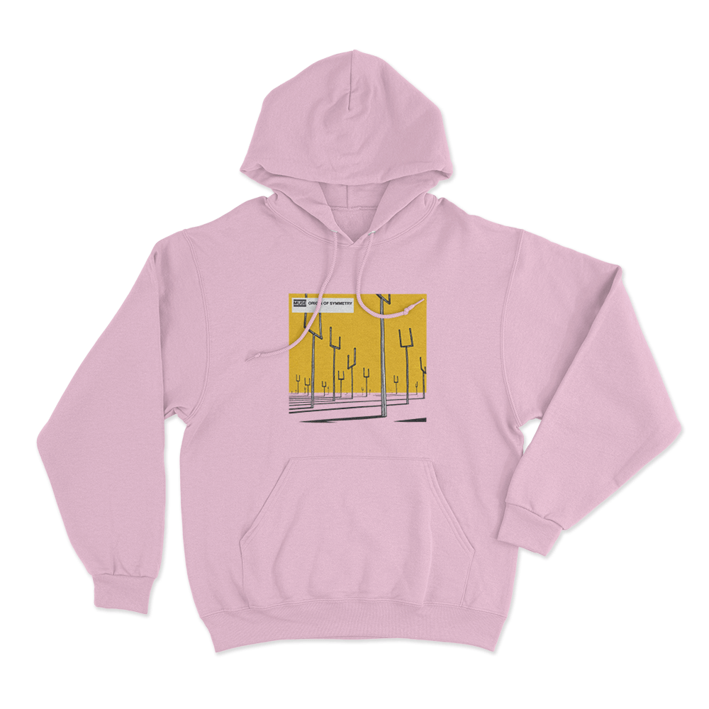 Origin of Symmetry Album Art Unisex Hoodie Pink Origin of Symmetry Album Art Unisex Hoodie Pink