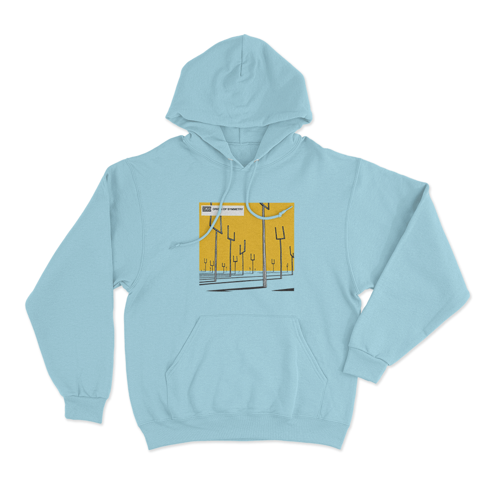Origin of Symmetry Album Art Unisex Hoodie Sky Blue Origin of Symmetry Album Art Unisex Hoodie Sky Blue