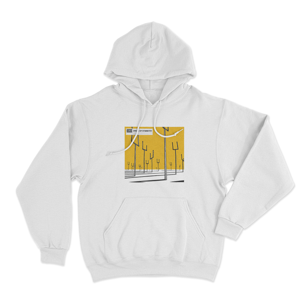 Origin of Symmetry Album Art Unisex Hoodie White Origin of Symmetry Album Art Unisex Hoodie White