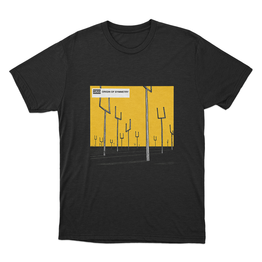 Origin of Symmetry Album Art Unisex T Shirt Black Origin of Symmetry Album Art Unisex T Shirt Black