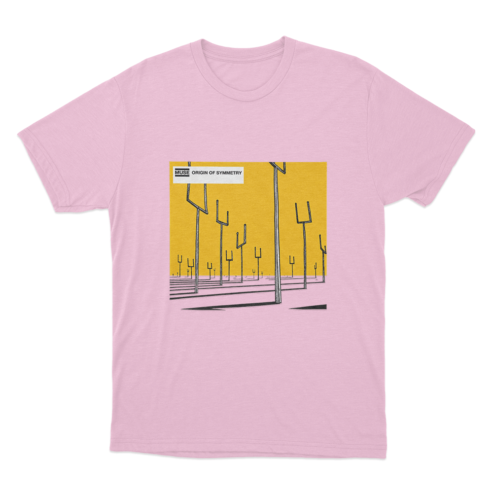 Origin of Symmetry Album Art Unisex T Shirt Pink Origin of Symmetry Album Art Unisex T Shirt Pink