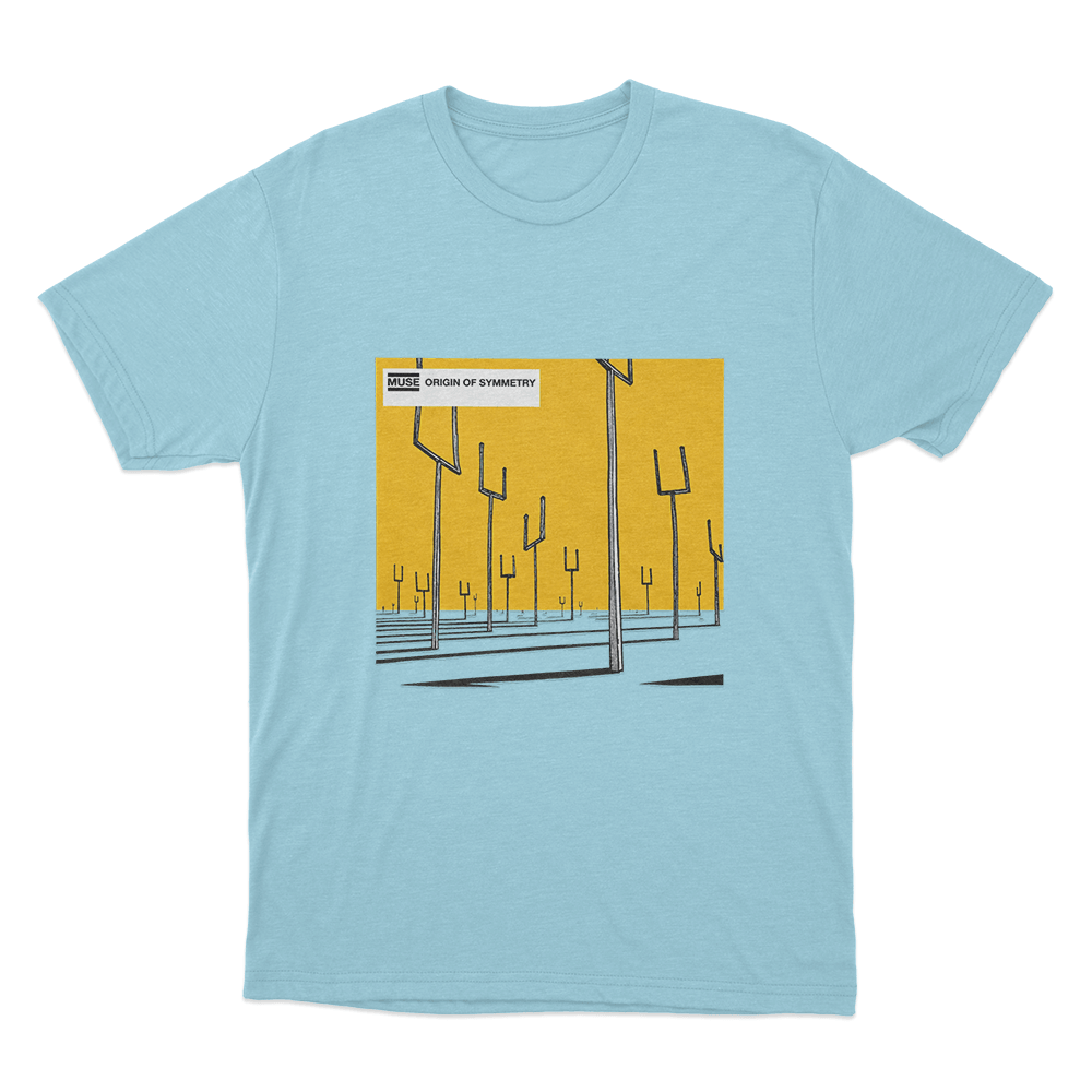 Origin of Symmetry Album Art Unisex T Shirt Sky Blue Origin of Symmetry Album Art Unisex T Shirt Sky Blue