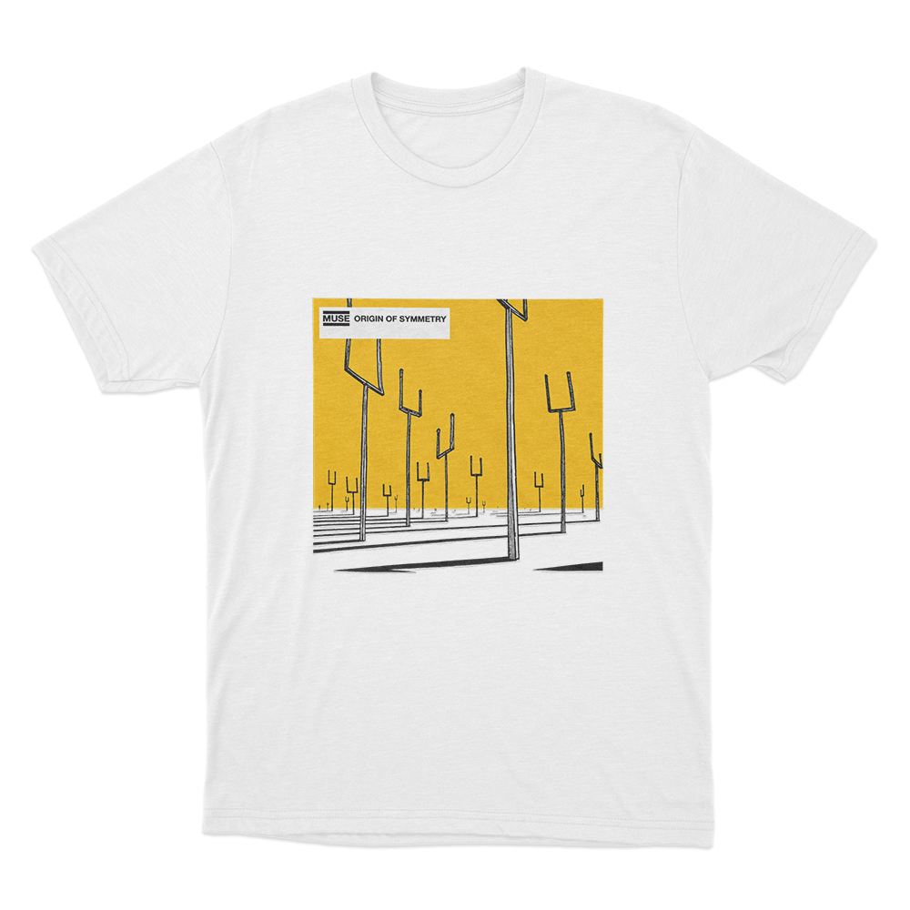 Origin of Symmetry Album Art Unisex T Shirt White Origin of Symmetry Album Art Unisex T Shirt White
