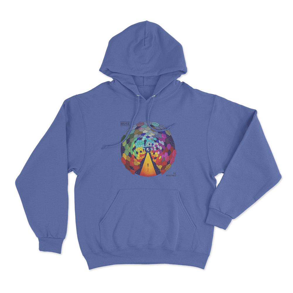The Resistance Album Art Unisex Hoodie Blue The Resistance Album Art Unisex Hoodie Blue