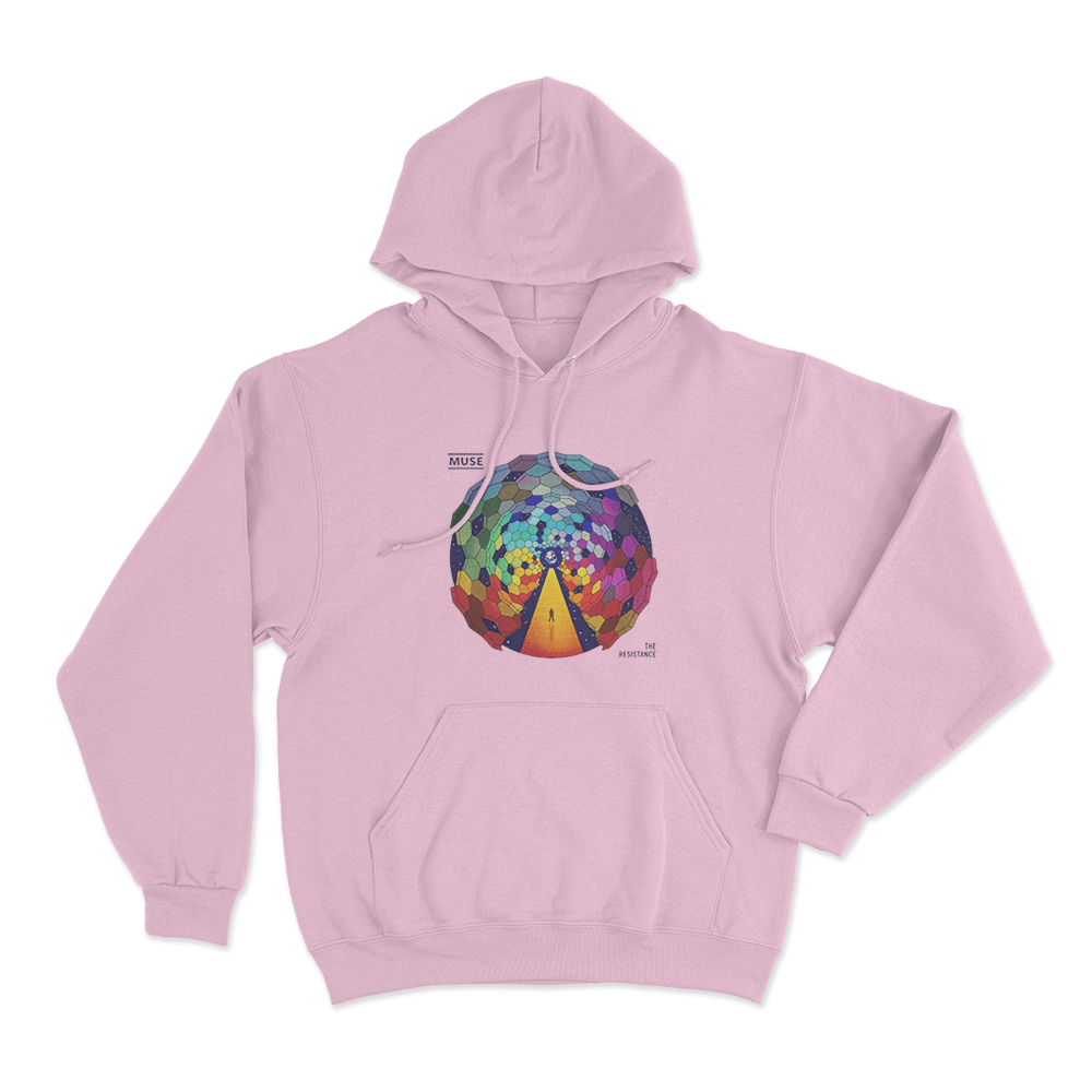 The Resistance Album Art Unisex Hoodie Pink The Resistance Album Art Unisex Hoodie Pink