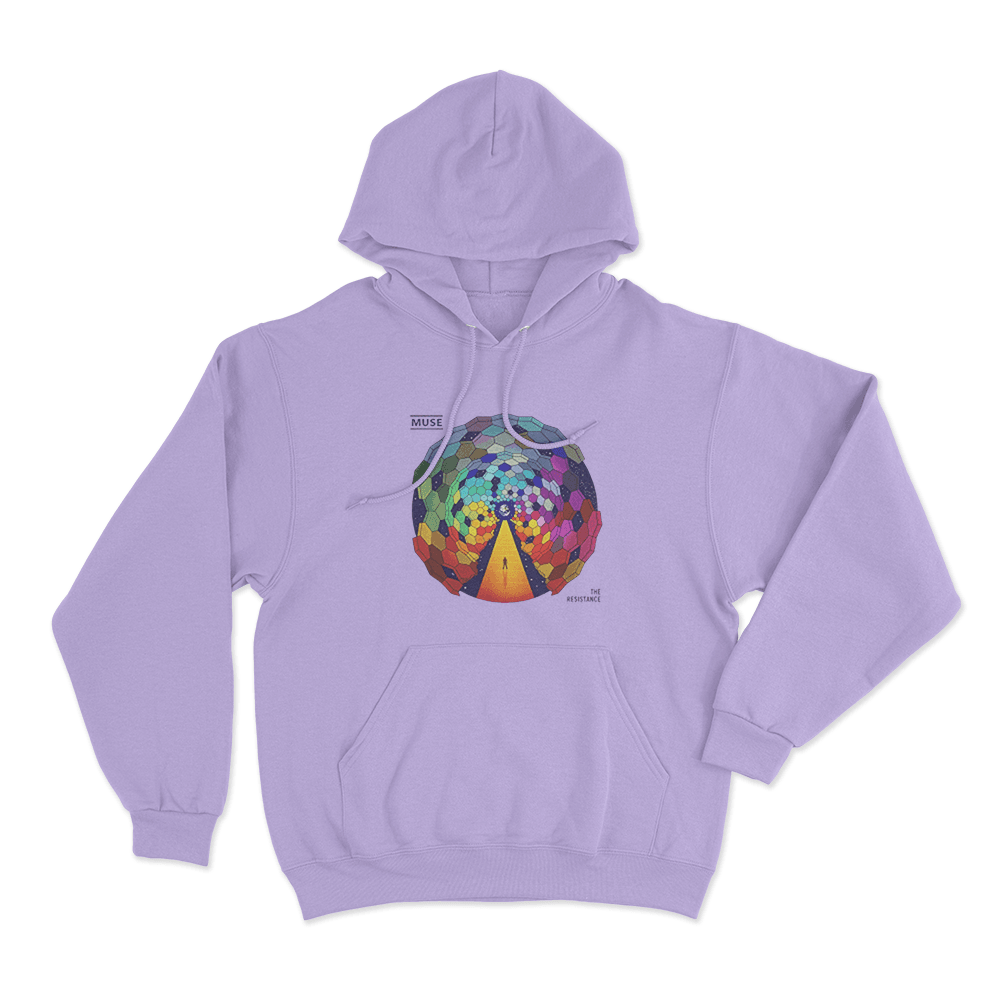 The Resistance Album Art Unisex Hoodie Purple The Resistance Album Art Unisex Hoodie Purple