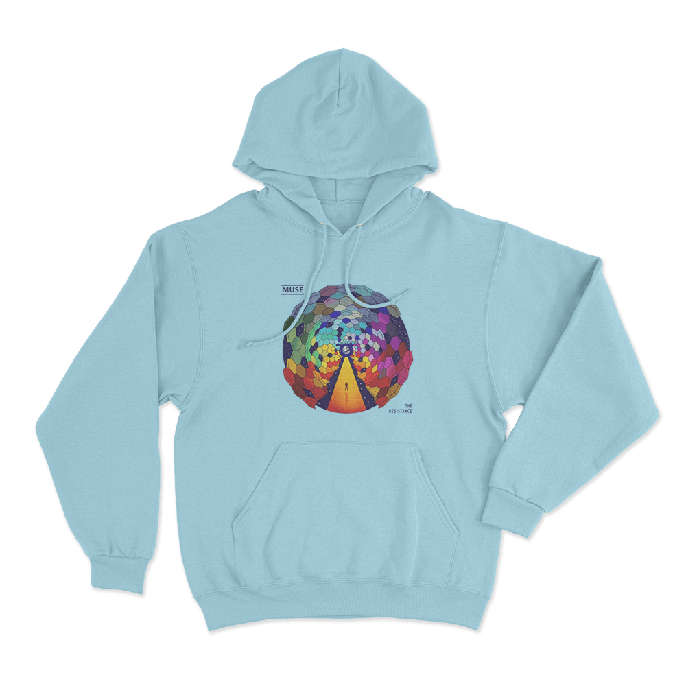 The Resistance Album Art Unisex Hoodie Sky Blue The Resistance Album Art Unisex Hoodie Sky Blue