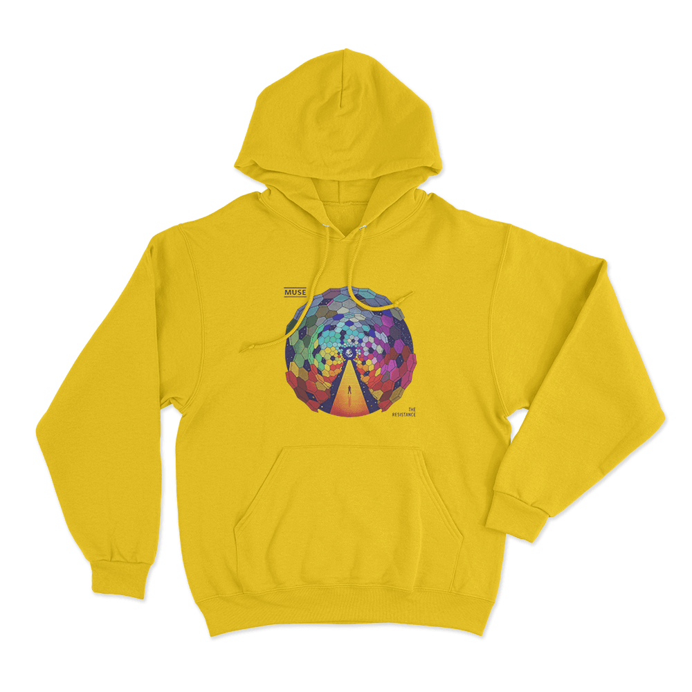The Resistance Album Art Unisex Hoodie Yellow The Resistance Album Art Unisex Hoodie Yellow