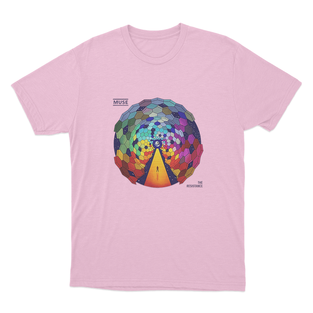 The Resistance Album Art Unisex T Shirt Pink The Resistance Album Art Unisex T Shirt Pink