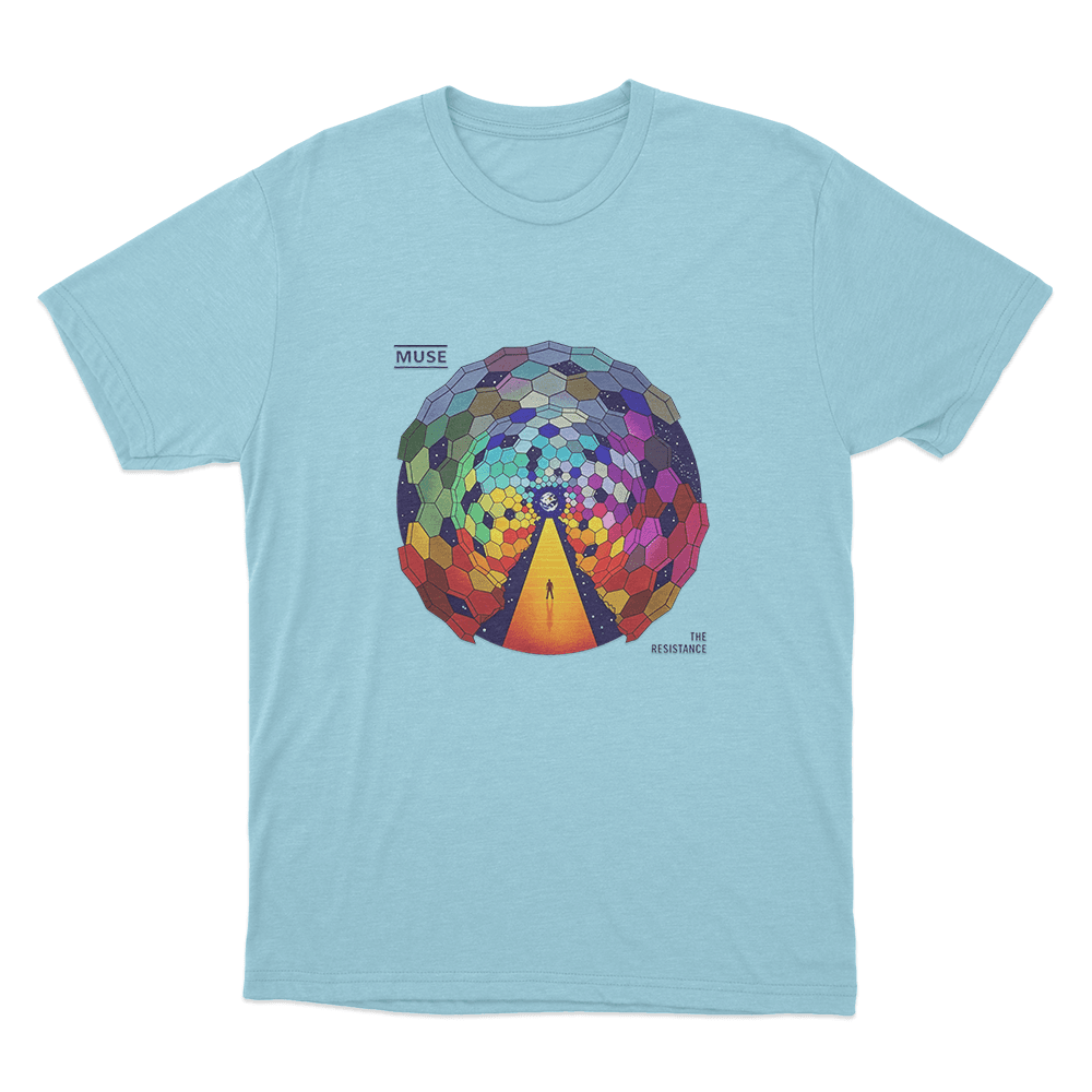 The Resistance Album Art Unisex T Shirt Sky Blue The Resistance Album Art Unisex T Shirt Sky Blue