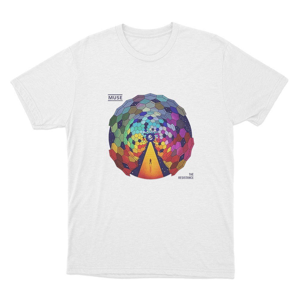 The Resistance Album Art Unisex T Shirt White The Resistance Album Art Unisex T Shirt White