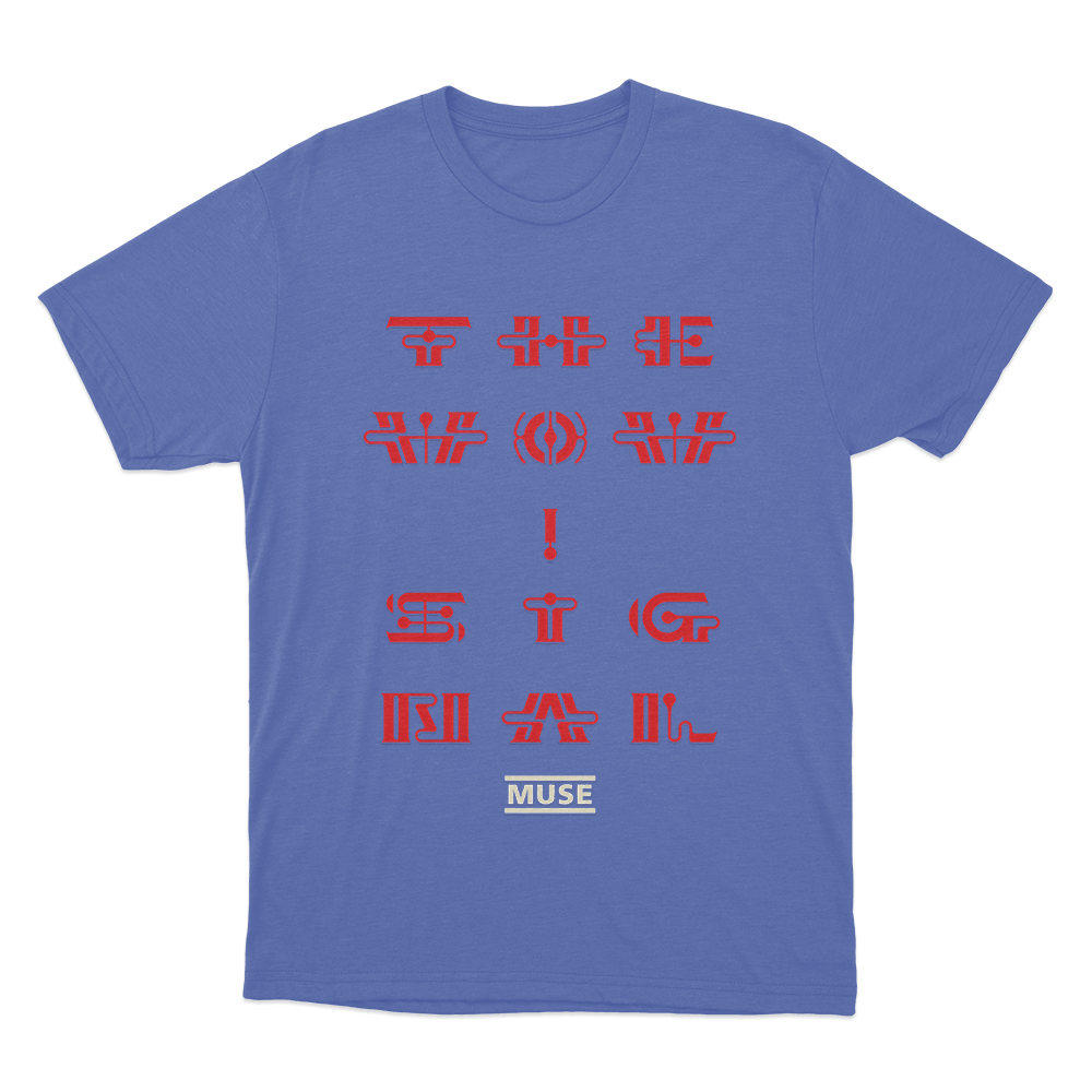 The Wow! Signal Unisex T Shirt Blue The Wow Signal Unisex T Shirt Blue
