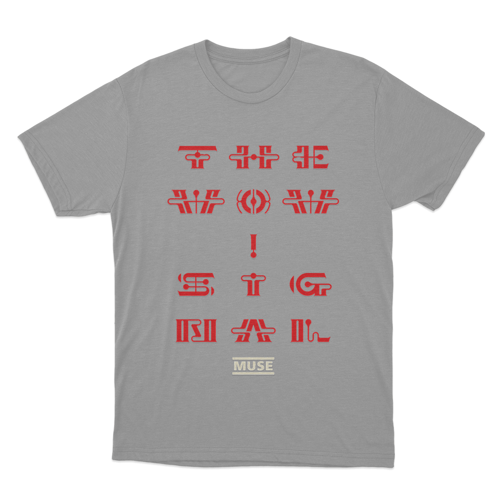 The Wow! Signal Unisex T Shirt Grey The Wow Signal Unisex T Shirt Grey