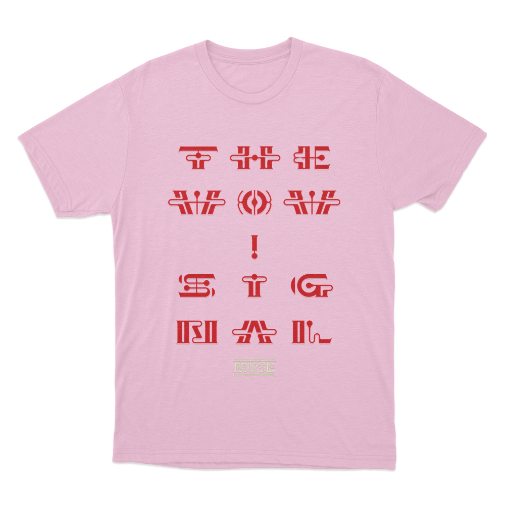 The Wow! Signal Unisex T Shirt Pink The Wow Signal Unisex T Shirt Pink