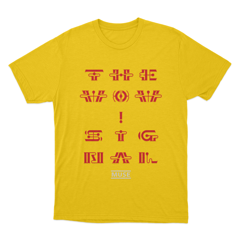 The Wow! Signal Unisex T Shirt Yellow The Wow Signal Unisex T Shirt Yellow