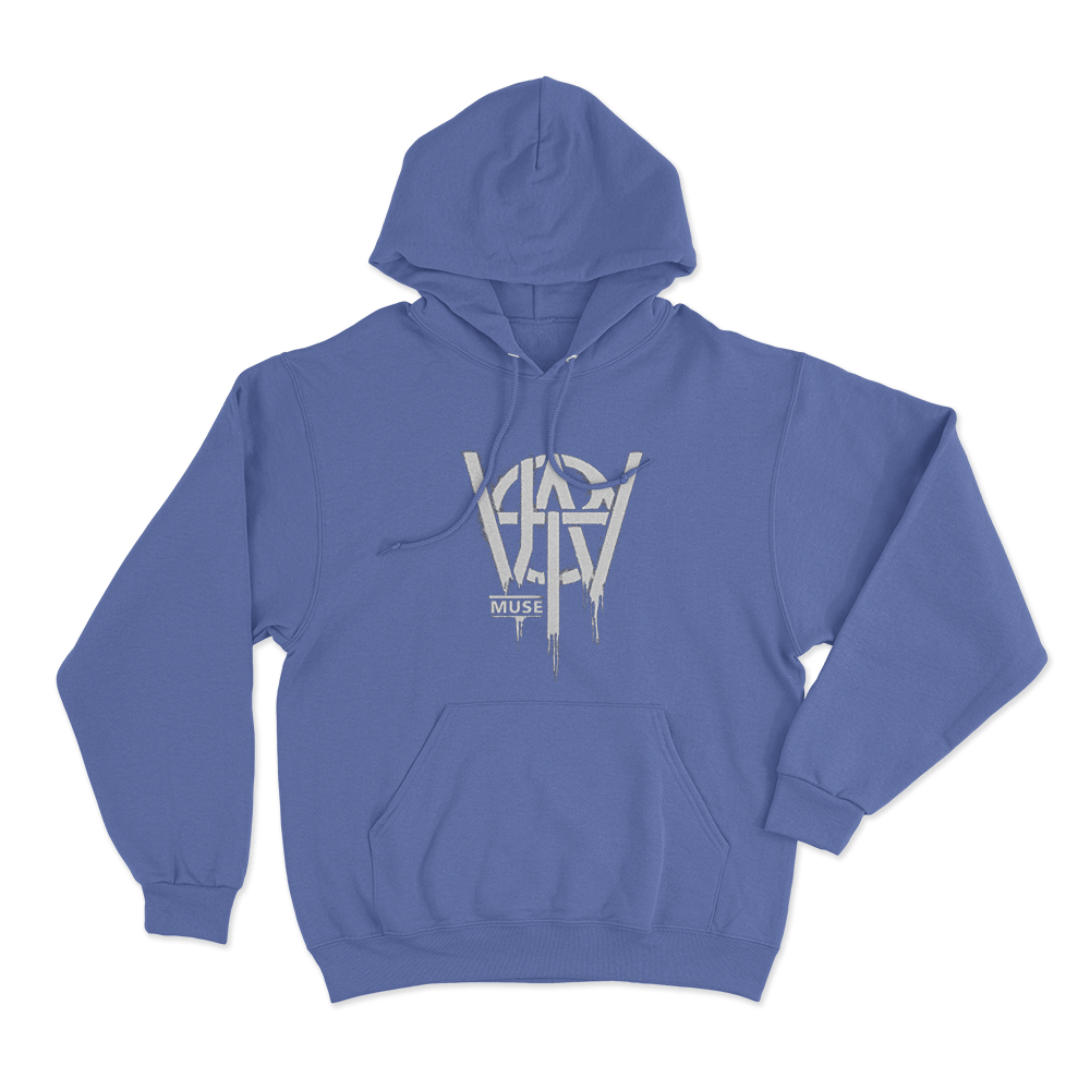 Will Of The People Logo Bleed Unisex Hoodie Blue Will Of The People Logo Bleed Unisex Hoodie Blue