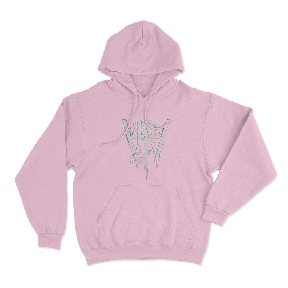 Will Of The People Logo Bleed Unisex Hoodie Pink Will Of The People Logo Bleed Unisex Hoodie Pink